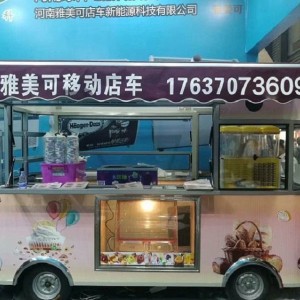 河南移動餐車 移動店車 多功能小吃車 冷飲餐車 燒烤車廠家直銷