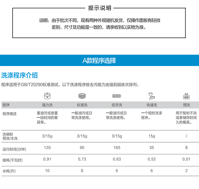 Midea/美的 WQP6-3206A-CN 嵌入式洗碗機(jī)家用全自動刷碗消毒臺式