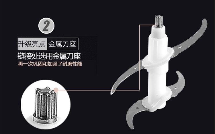 工廠直銷電動(dòng)玻璃絞肉機(jī)家用電動(dòng)多功能不銹鋼攪碎菜拌機(jī)商用家用