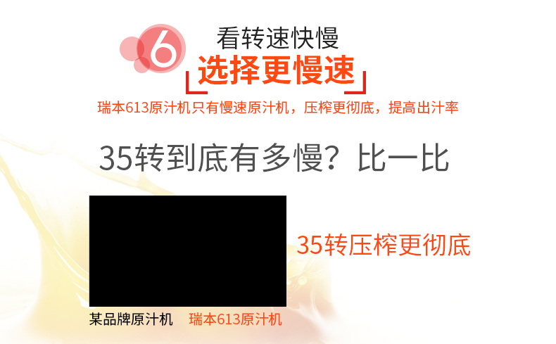 廠家直銷 瑞本多功能大口徑商用原汁機(jī)低慢速家用蔬菜水果榨汁機(jī)