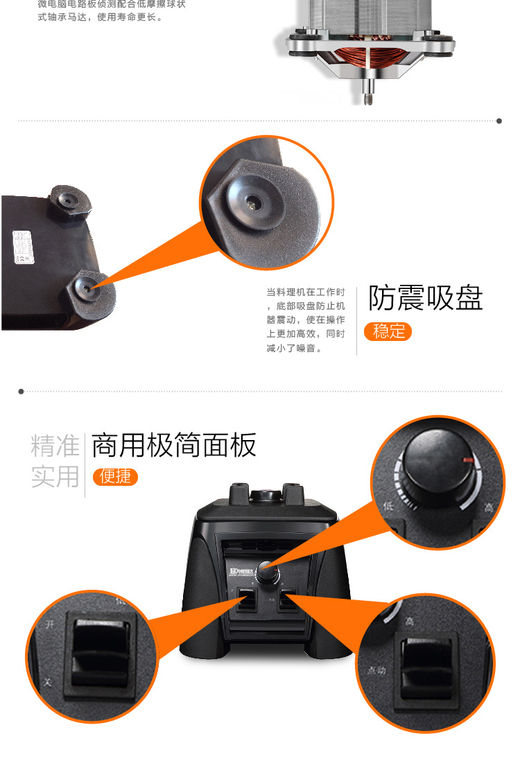 商用破壁料理機 大容量無渣現磨豆?jié){果汁機多功能攪拌機 廠家直銷