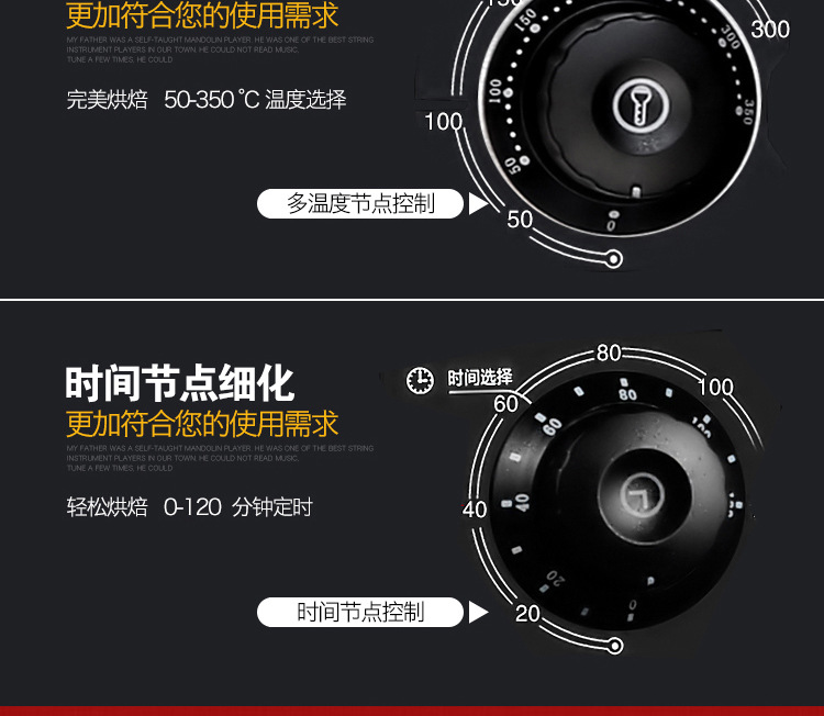 商用披薩烘焙烤箱雙熱風循環爐面包電烘烤箱爐烘蛋糕蛋撻披薩烤箱