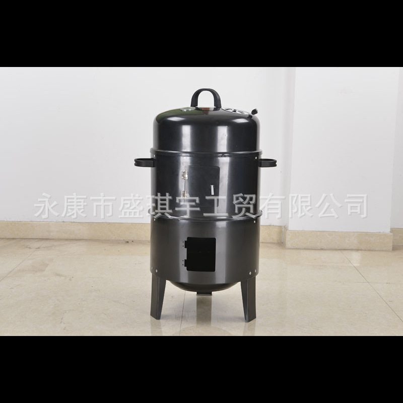 BBQ煙熏爐 三合一戶外燒烤爐 燒烤架 商用家用燒烤箱 熏肉爐