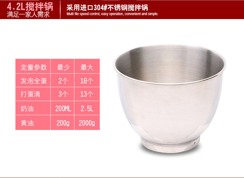 烘焙必備家用電動打蛋器 商用臺式奶油打發器鮮奶攪拌機揉面機