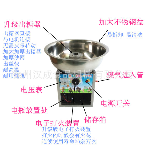 商用燃氣棉花糖機 花式棉花糖機棉花糖機器送充電器廠家清理庫存