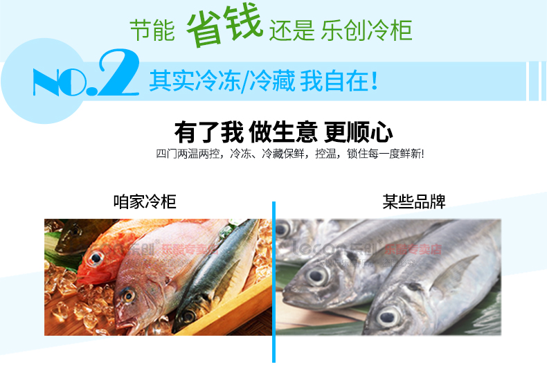 樂創立式四門冰柜六門商用冰箱單溫雙溫冷藏冷凍保鮮冷柜廚房專用