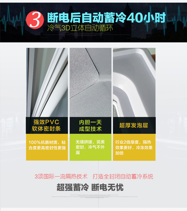 華美冷柜家用臥式單溫頂開門冷凍冰箱超市商用冷藏冷凍轉換冷柜