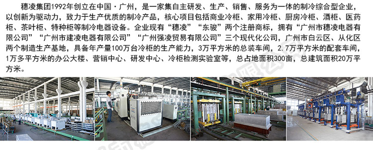 穗凌LG4-1000M3F立式單溫三門風冷直冷展示冷藏柜商用超市冰柜