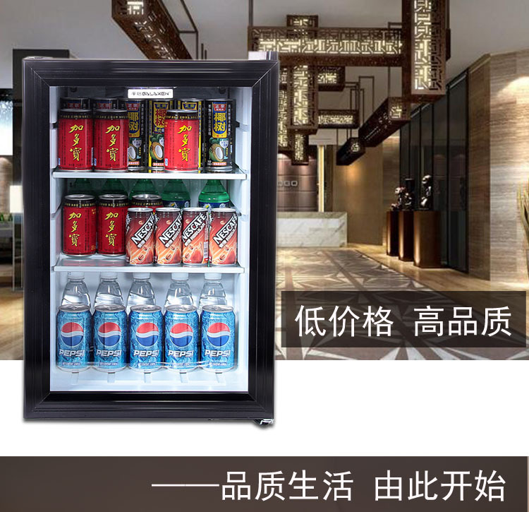 酒店家用小型冰箱 展示吧臺商用冰柜 啤酒飲品飲料柜家用冷柜