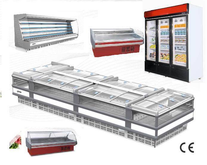 商用展示冰柜 島柜 超市冷柜 冷凍展示柜 肉柜 低溫組合柜