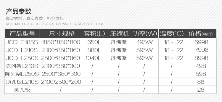 直冷無霜組合島柜速凍超市臥式保鮮冰柜商用冷凍冷藏丸餃子展示柜