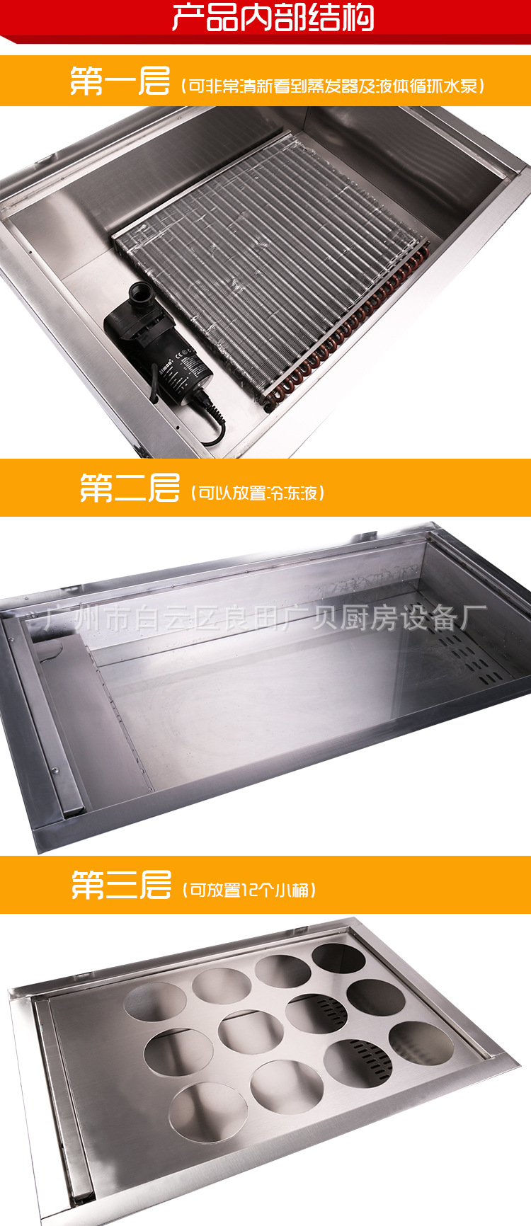 廣貝商用12桶綿綿冰機刨冰機專用雪花綿綿冰機商用冰磚機廠家批發