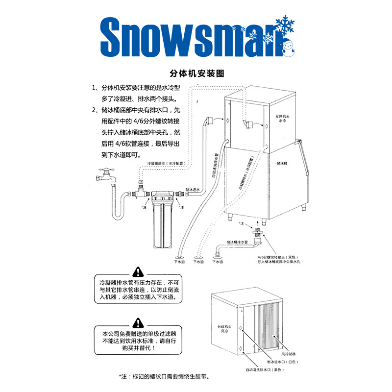 供應700KG雪人制冰機SD-1500商用制冰機 酒吧制冰機 方塊冰制冰機