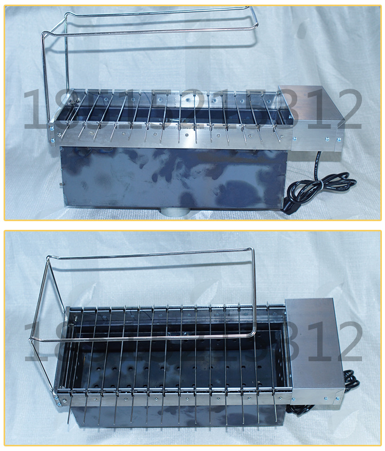 自助燒烤機自動翻轉木炭燒烤爐 商用家用自動烤串機 電動燒烤架