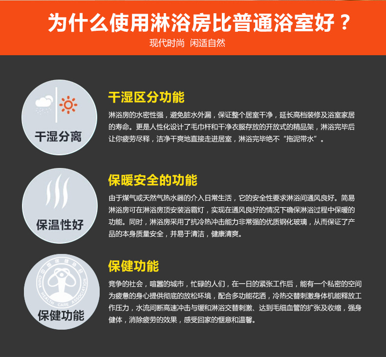 廠家批發家居整體淋浴房 時尚酒店公寓沐浴房不銹鋼家裝整體浴室