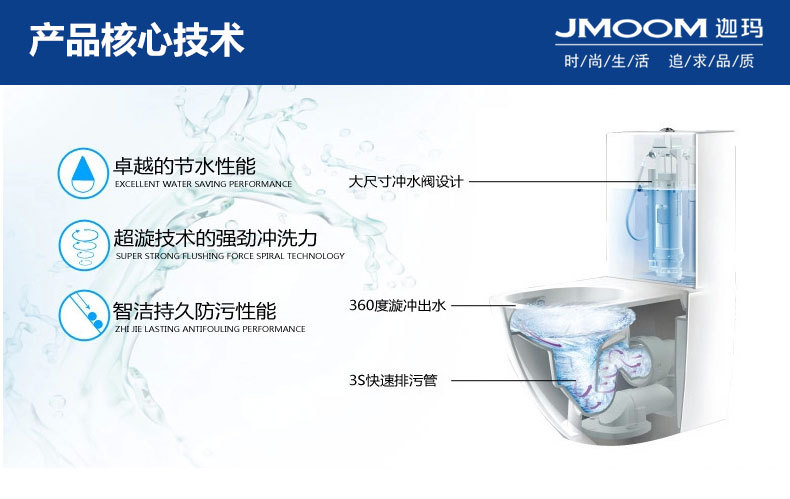 迦瑪衛浴超漩式坐便器彩色馬桶坐廁酒店工程批發零售支持OEM