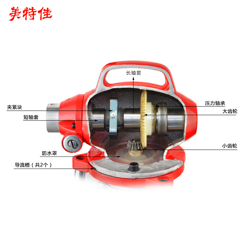 美特佳80型電動管道下水道疏通機500瓦家用經濟型管道清理機