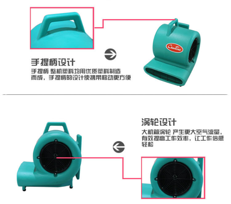 超寶CB900地面地板強(qiáng)力吹地機(jī)吹干機(jī)三速拉桿式股吹風(fēng)機(jī)超市酒店