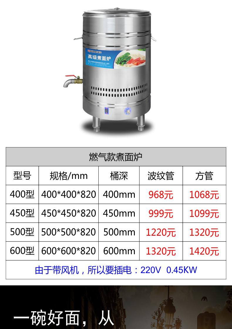 睿美商用電熱煮面爐節(jié)能雙層保溫爐煮面桶麻辣燙機湯鍋煮面機包郵