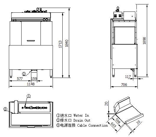 上海通道式洗碗機租賃，商用洗碗機 自動洗碗機 洗碗機出租 維修