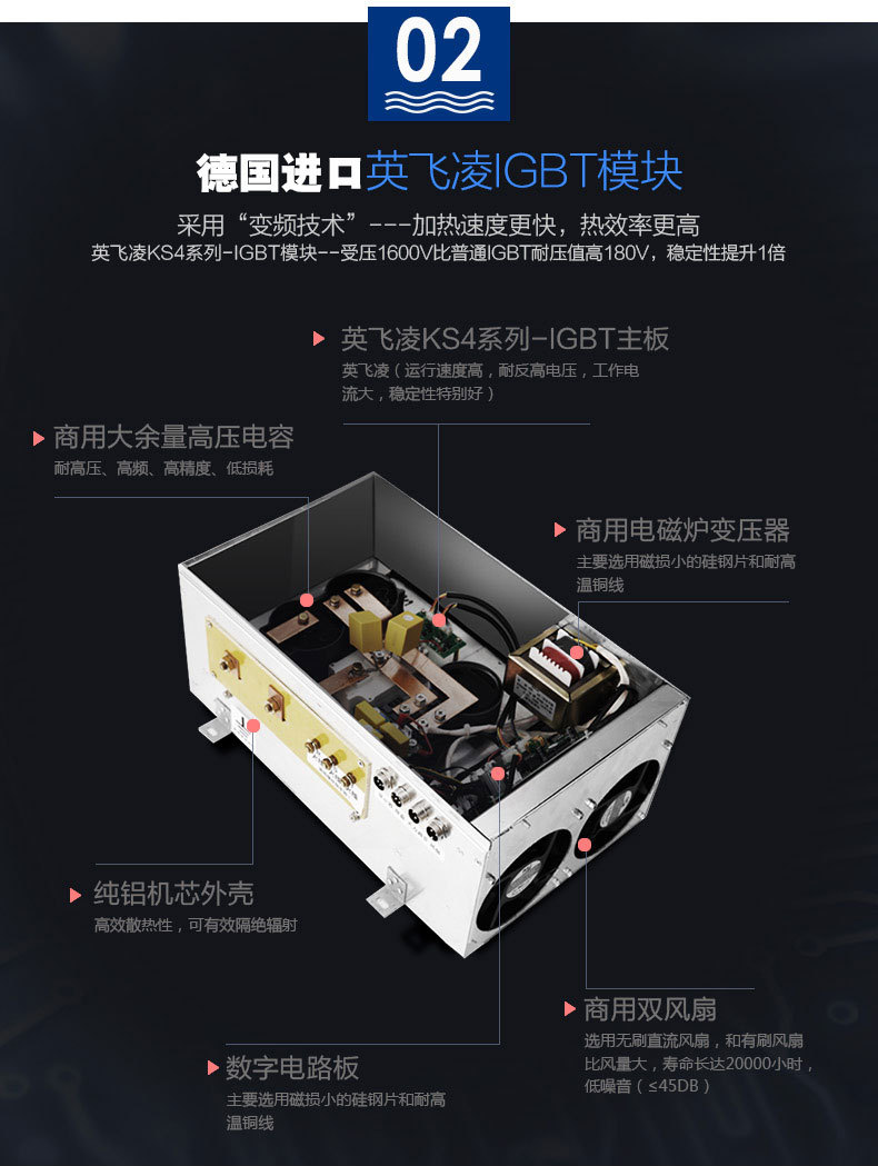 商業(yè)電磁爐商用電磁煲仔爐六頭煲仔飯機2.5kw電磁煲仔爐電磁加熱