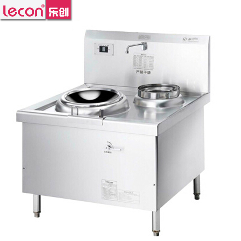 Lecon/樂創單頭單尾小炒灶電磁爐灶大功率商用電磁爐12KW15KW炒爐