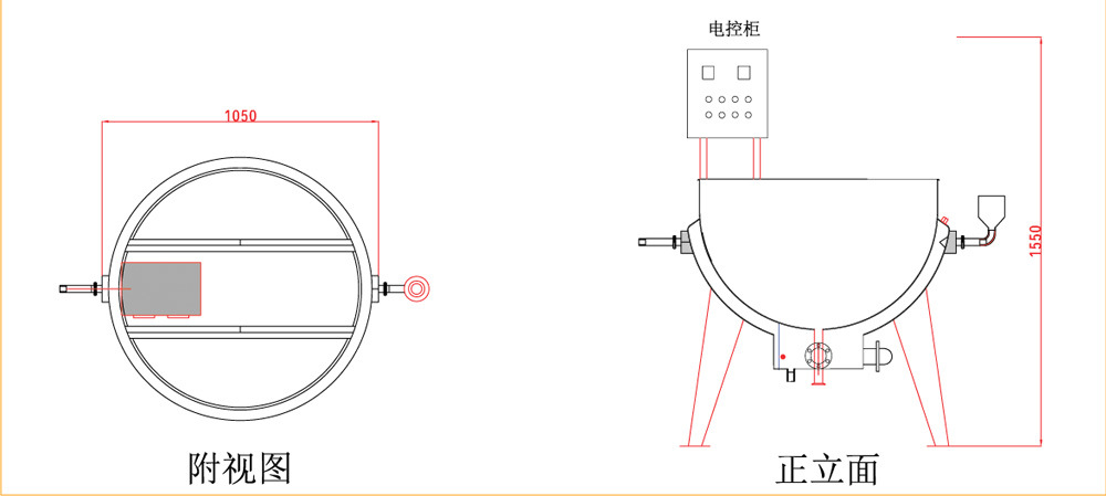 廣東廠家直銷不銹鋼立式夾層鍋 導熱油電加熱煮肉夾層鍋煮鍋商用