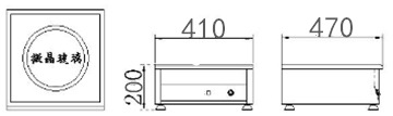 韻芯大功率商用臺式凹面電磁煲湯爐 3.5KW商用電磁爐 3.5W電磁灶